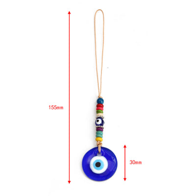 Olivenorma Blue Glass Evil Eye Car Pendant Ornament