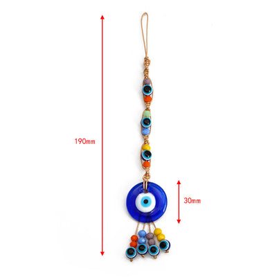 Olivenorma Blue Glass Evil Eye Car Pendant Ornament