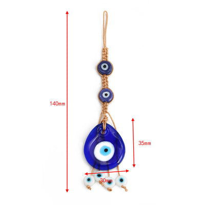 Olivenorma Blue Glass Evil Eye Car Pendant Ornament