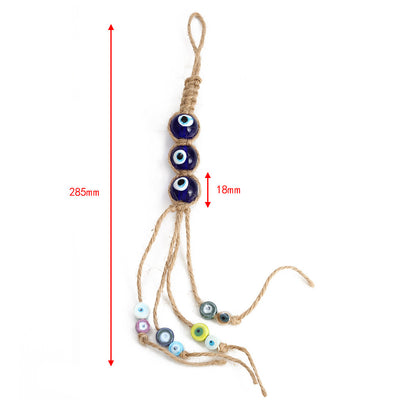 Olivenorma Blue Glass Evil Eye Car Pendant Ornament