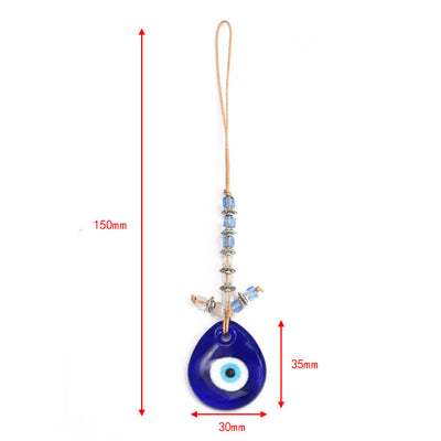 Olivenorma Blue Glass Evil Eye Car Pendant Ornament