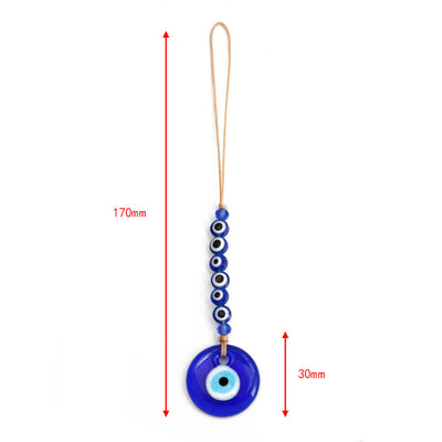 Olivenorma Blue Glass Evil Eye Car Pendant Ornament