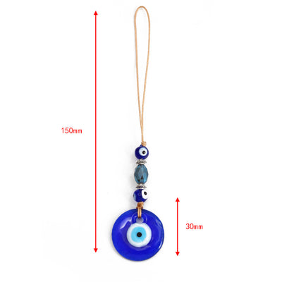 Olivenorma Blue Glass Evil Eye Car Pendant Ornament