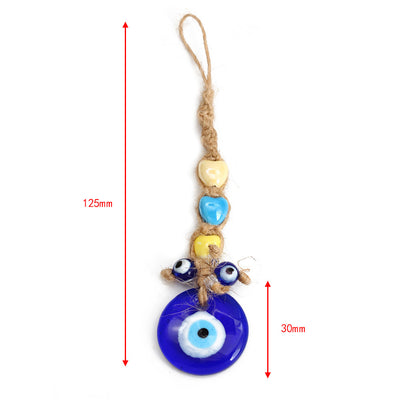 Olivenorma Blue Glass Evil Eye Car Pendant Ornament