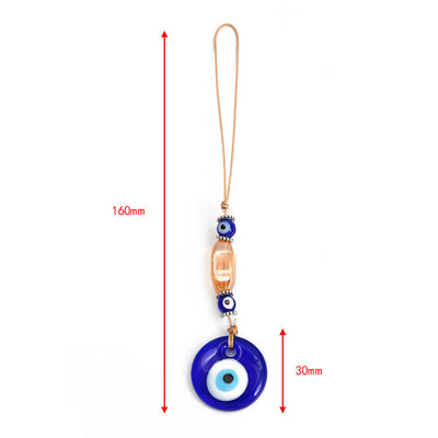 Olivenorma Blue Glass Evil Eye Car Pendant Ornament