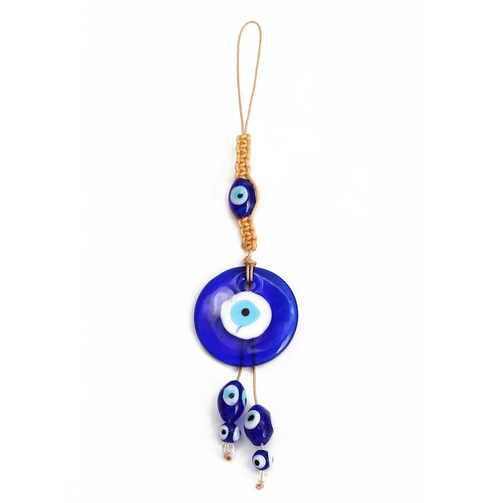 Olivenorma Blue Glass Evil Eye Car Pendant Ornament