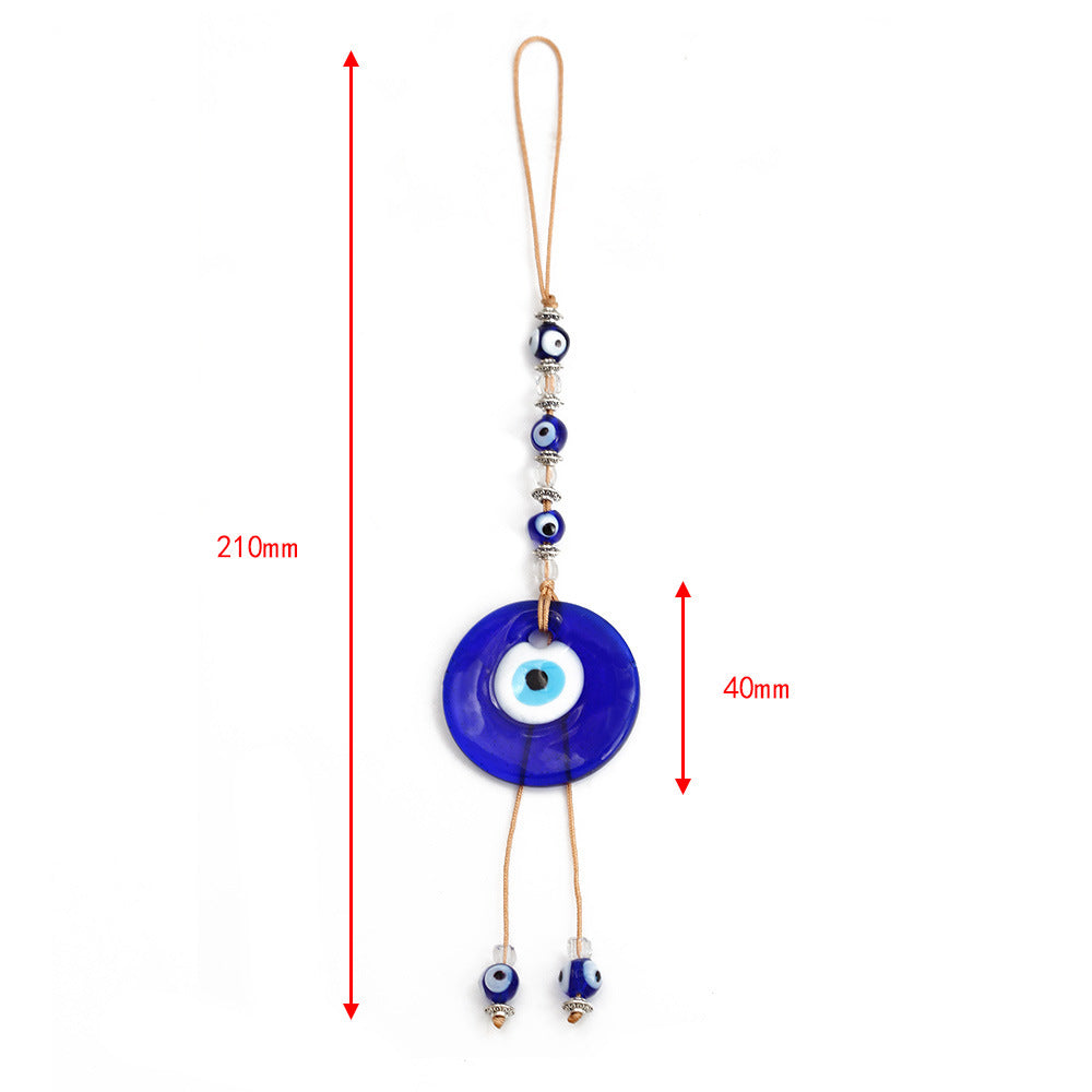 Olivenorma Blue Glass Evil Eye Car Pendant Ornament