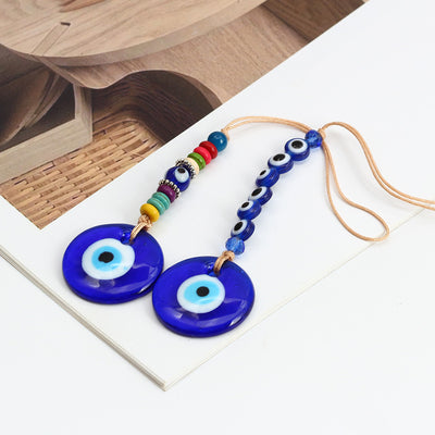 Olivenorma Blue Glass Evil Eye Car Pendant Ornament