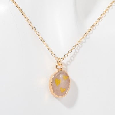 Olivenorma Natural Stone Butterfly Star Moon Necklace