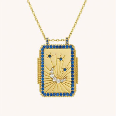 Olivenorma Tarot Card Braided Rope Necklace