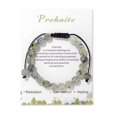 Olivenorma 8mm Natural Stone Handmade Adjustable Bracelet - image 8