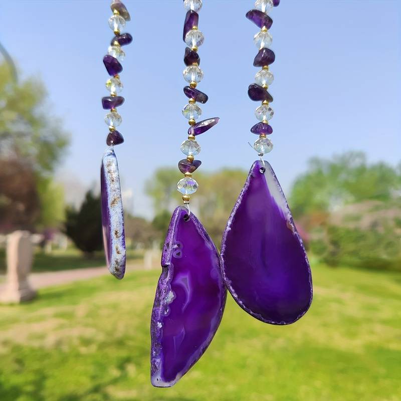 Olivenorma Tree Of Life Crystal Agate Wind Chime