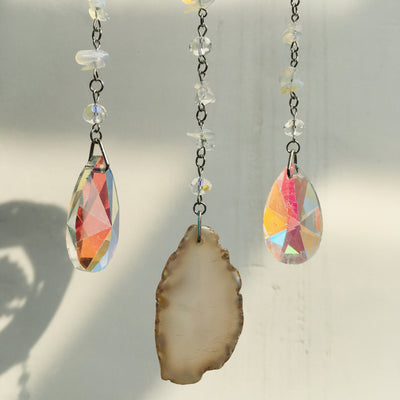 Olivenorma Tree Of Life Crystal Agate Wind Chime