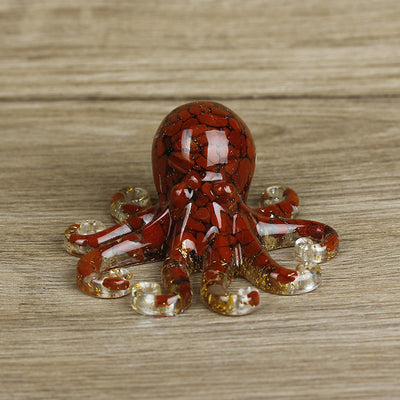 Olivenorma Natural Crystal Gravel Octopus Gemstone Decoration