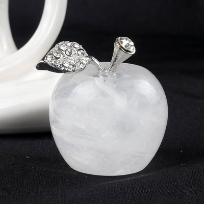 Olivenorma Small Crystal Apple Home Gemstone Decoration