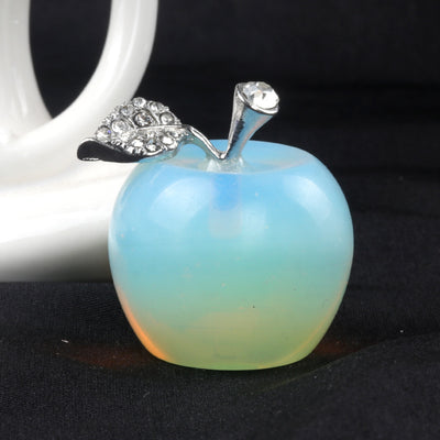 Olivenorma Small Crystal Apple Home Gemstone Decoration