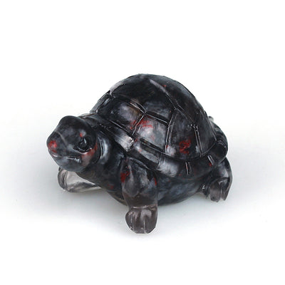 Olivenorma Eternal Journey Gemstone Turtle Gemstone Decoration - Raw Ore Cinnabar - With Card - image 40