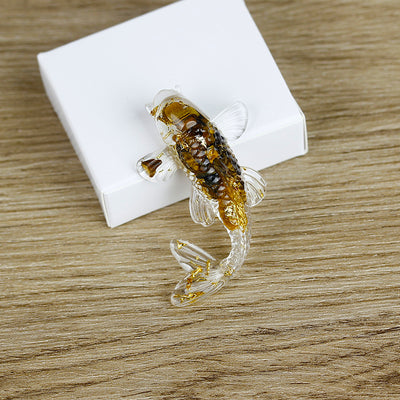 Olivenorma Ocean Harmony Crystal Fish Figurine Gemstone Decoration - Tiger Eye - With Card - image 28