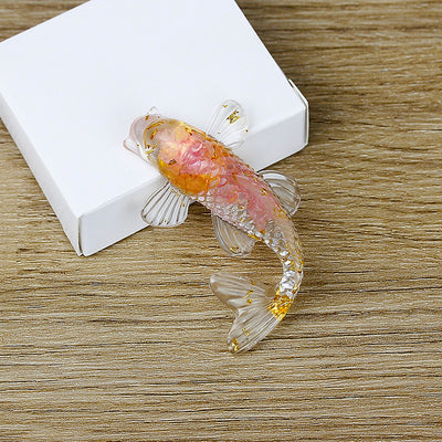 Olivenorma Creative Artificial Fish Ornaments Gemstone Decoration