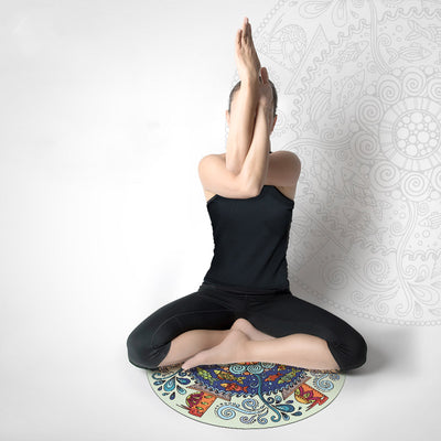 Olivenorma 60cm Small Round Non-Slip Yoga Mat