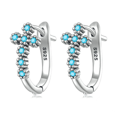 Olivenorma Sterling Silver S925 Turquoise Earrings