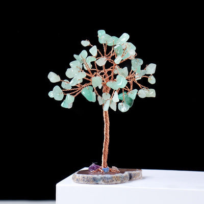 Olivenorma Natural Colorful Crystal Gravel Feng Shui Tree