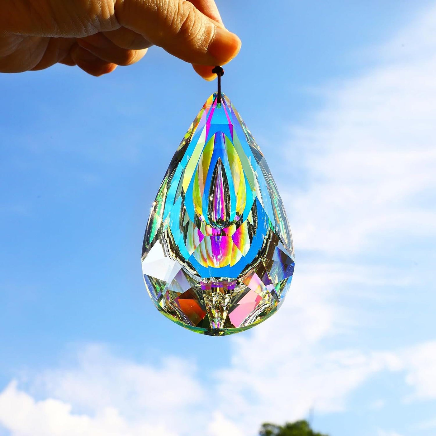 Olivenorma AB-Colorful Hanging Crystal Prism Suncatcher