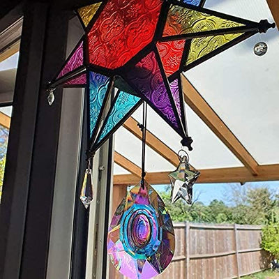 Olivenorma Hanging Chandelier Crystals Prisms Window Suncatcher