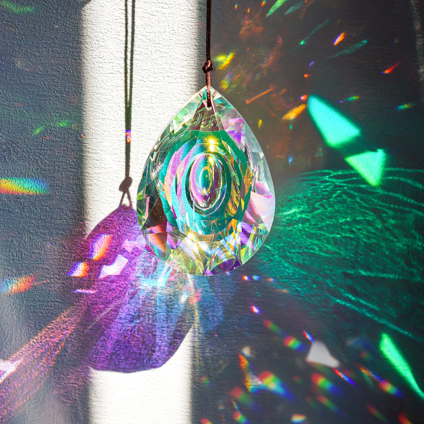 Olivenorma Hanging Chandelier Crystals Prisms Window Suncatcher