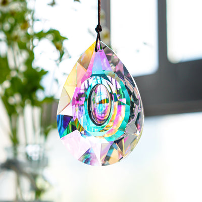 Olivenorma Hanging Chandelier Crystals Prisms Window Suncatcher