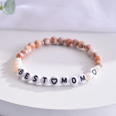 Olivenorma Gifts For Best Mom Natural Stones Bracelet