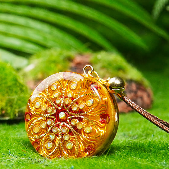 Olivenorma "Star Bright" Citrine Orgone Necklace