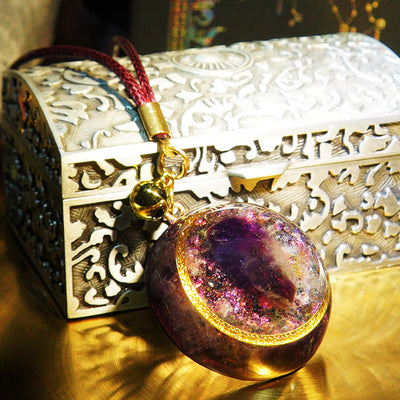 Olivenorma Amethyst Healing Orgone Necklace