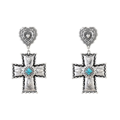 Olivenorma Love Cross Antique Design Alloy Jewelry Set - image 5