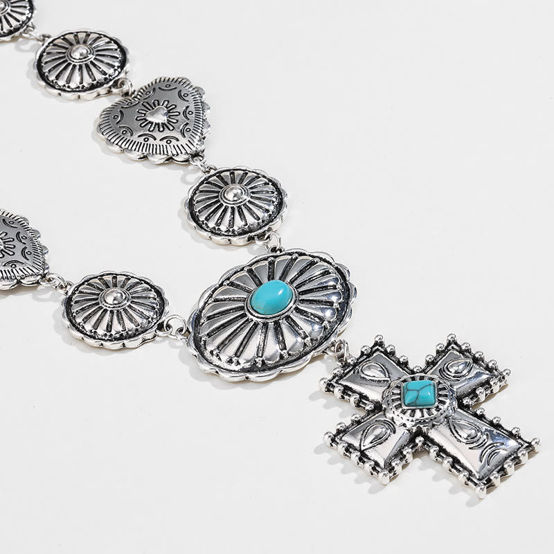 Olivenorma Love Cross Antique Design Alloy Jewelry Set - image 2