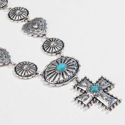 Olivenorma Love Cross Antique Design Alloy Jewelry Set - image 2