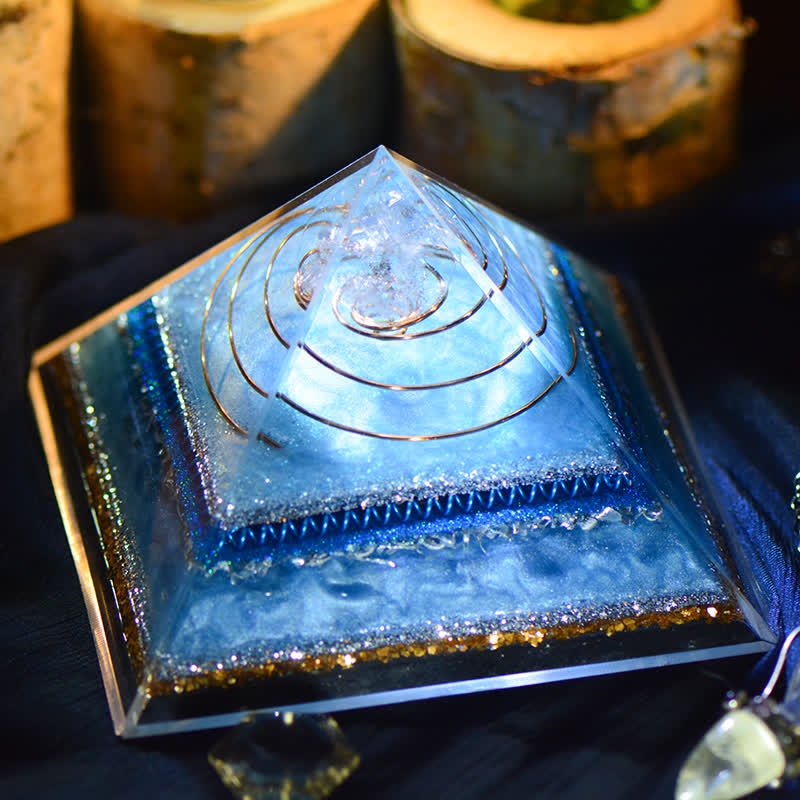 Olivenorma Aquamarine Energy Generator Orgone Pyramid