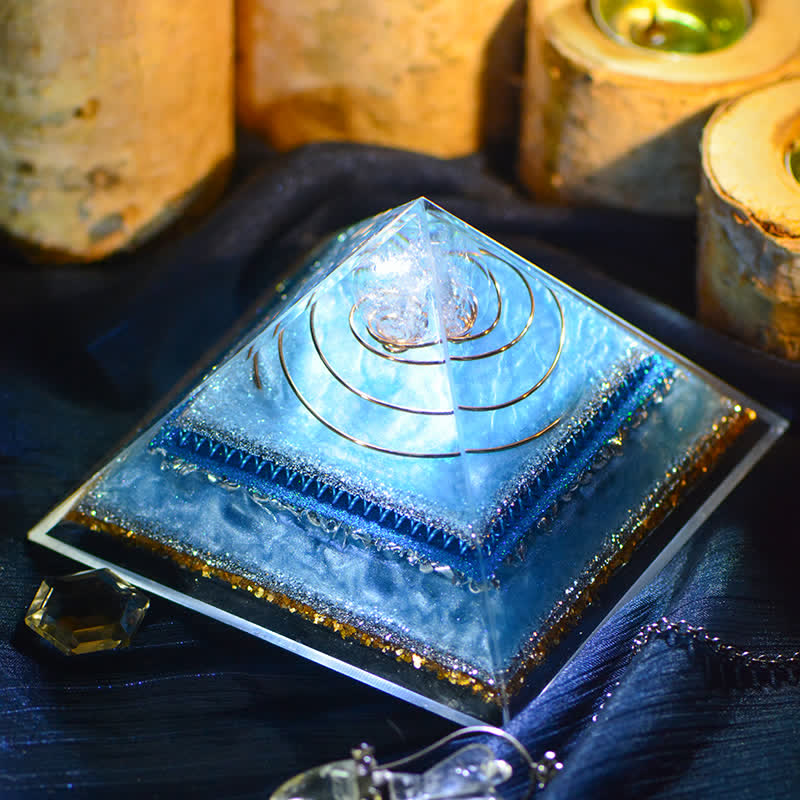 Olivenorma Aquamarine Energy Generator Orgone Pyramid