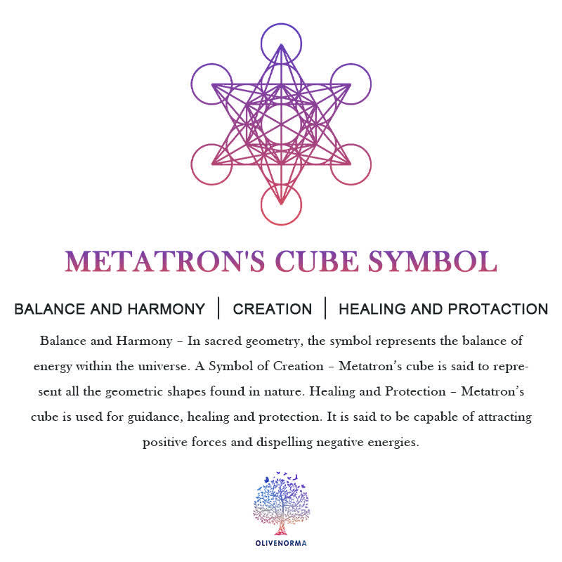 Olivenorma Obsidian Citrine Metatron's Cube Orgone Pyramid