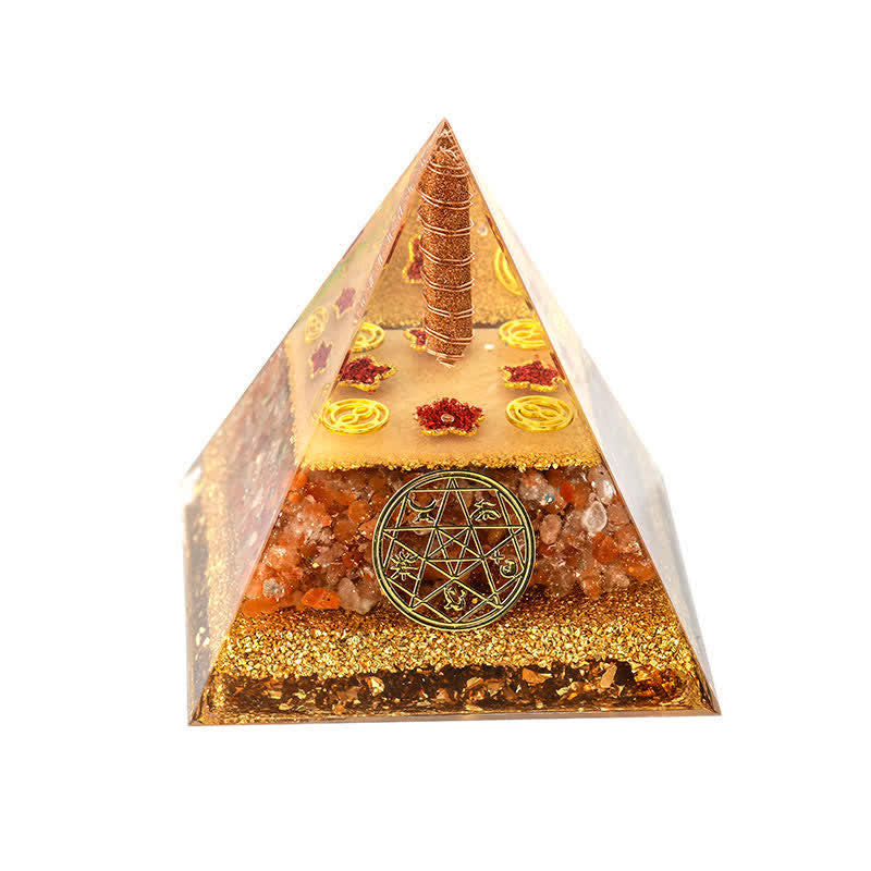 Olivenorma Five Elements Metal Wood Water Fire Earth Orgone Pyramid