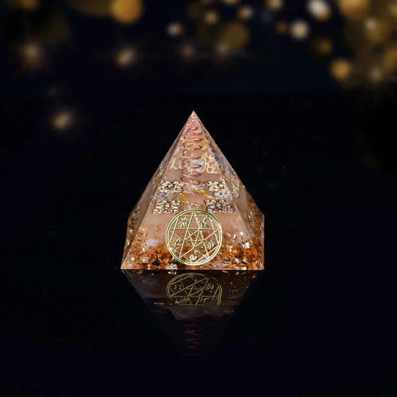 Olivenorma Five Elements Metal Wood Water Fire Earth Orgone Pyramid