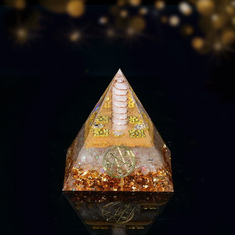 Olivenorma Five Elements Metal Wood Water Fire Earth Orgone Pyramid