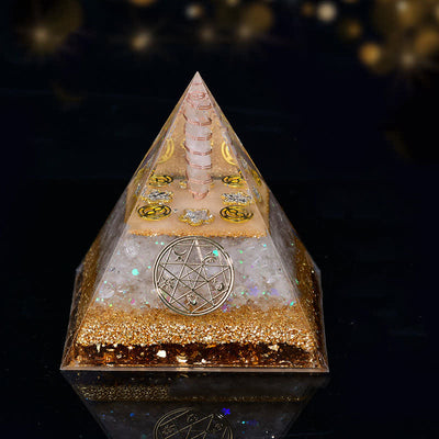 Olivenorma Five Elements Metal Wood Water Fire Earth Orgone Pyramid