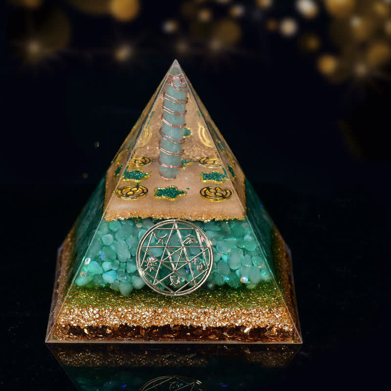 Olivenorma Five Elements Metal Wood Water Fire Earth Orgone Pyramid