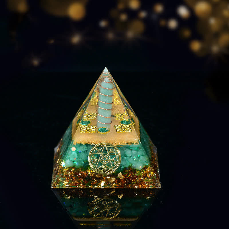 Olivenorma Five Elements Metal Wood Water Fire Earth Orgone Pyramid