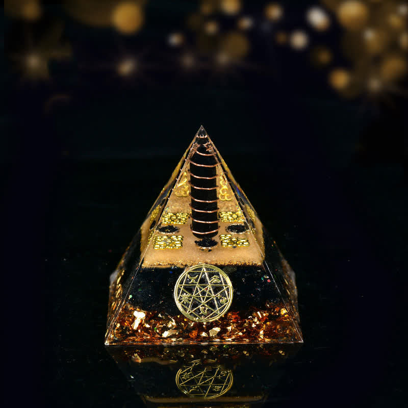 Olivenorma Five Elements Metal Wood Water Fire Earth Orgone Pyramid