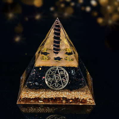 Olivenorma Five Elements Metal Wood Water Fire Earth Orgone Pyramid