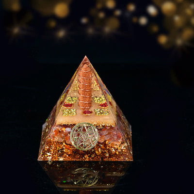 Olivenorma Five Elements Metal Wood Water Fire Earth Orgone Pyramid