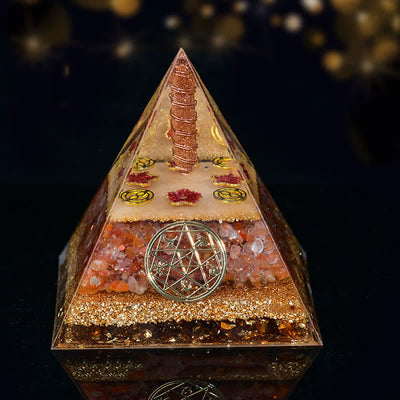 Olivenorma Five Elements Metal Wood Water Fire Earth Orgone Pyramid