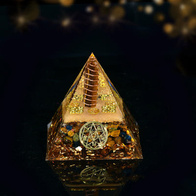 Olivenorma Five Elements Metal Wood Water Fire Earth Orgone Pyramid